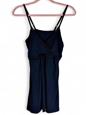 Belabumbum Black Before & After Maternity Cami Womens Size M NWT